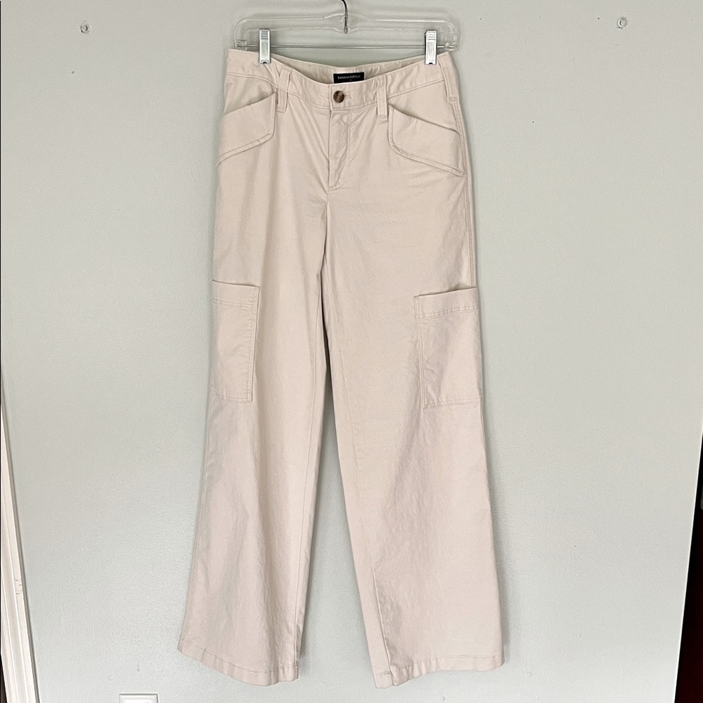 Banana Republic Wide Leg Chino Pants